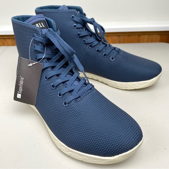 SOLD NEW NoBull High-Top Navy Trainer sneakers men’s 12 women’s 13.5 - Picture 8 of 15